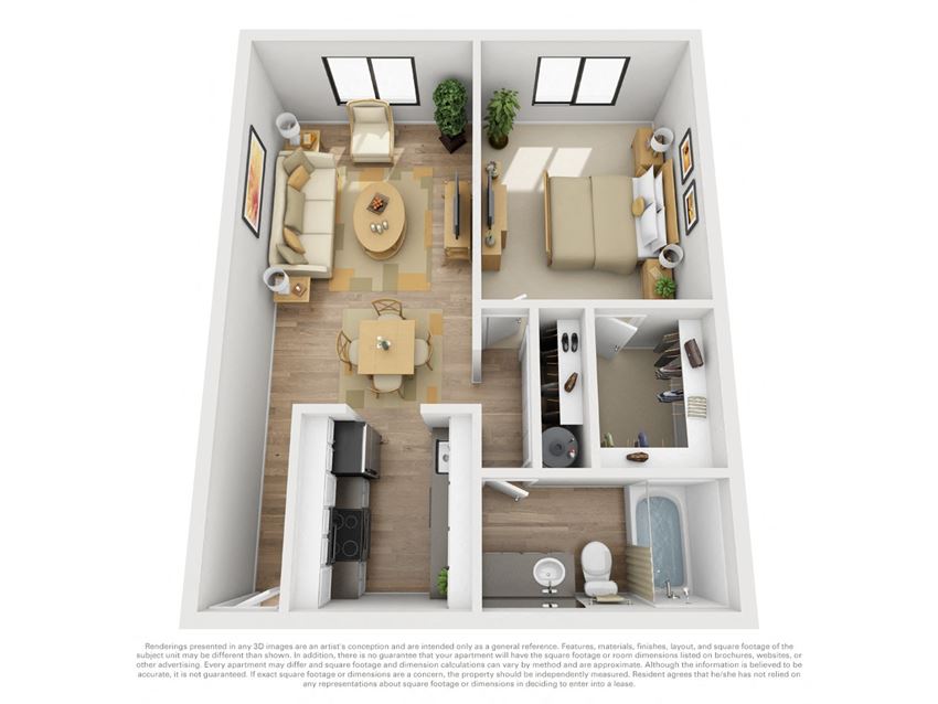 Lineage 1 bed 1 bath